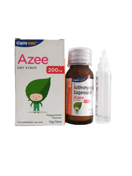 AZEE 200MG DRY SYP