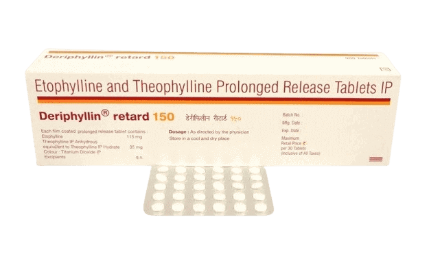 Deriphyllin Retard 150 Tablet