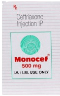 Monocef 500mg Injection