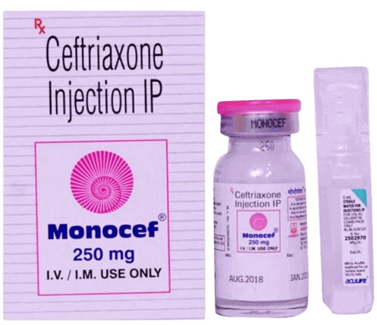 Monocef 250mg Injection