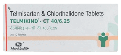 Telmikind CT 40mg/6.25mg Tablet