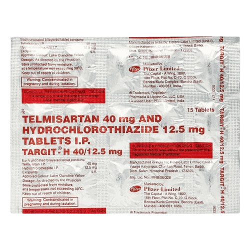 Targit-H 40/12.5mg Tablet