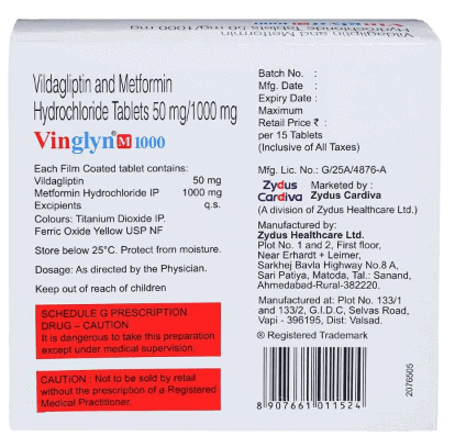 VINGLYN M 1000MG TAB 