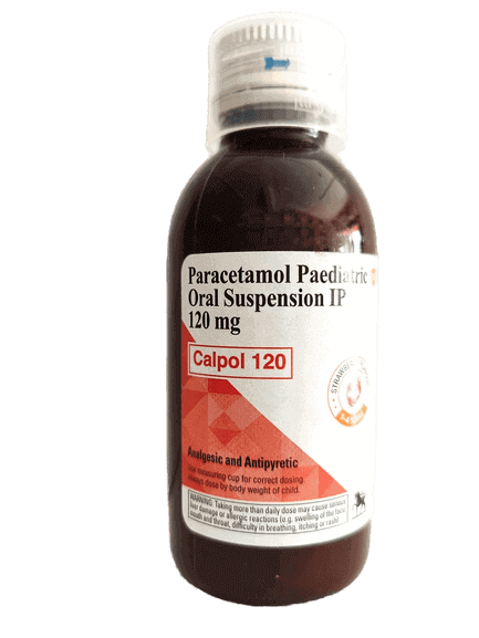 Calpol 120mg Suspension Strawberry