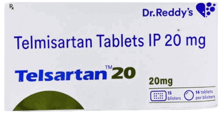 Telsartan 20mg Tablet