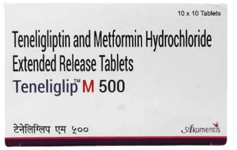 TENELIGLIP M 500MG TAB