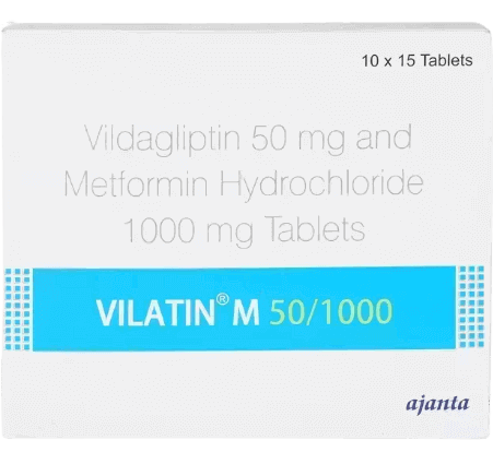 VILATIN M 50/1000MG TAB 