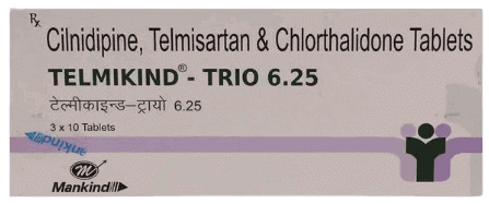 Telmikind-Trio 6.25 Tablet