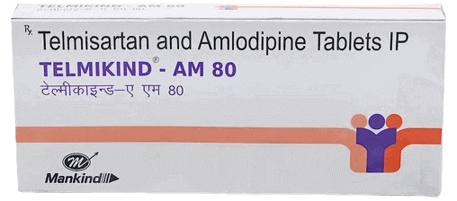 Telmikind AM 80 Tablet