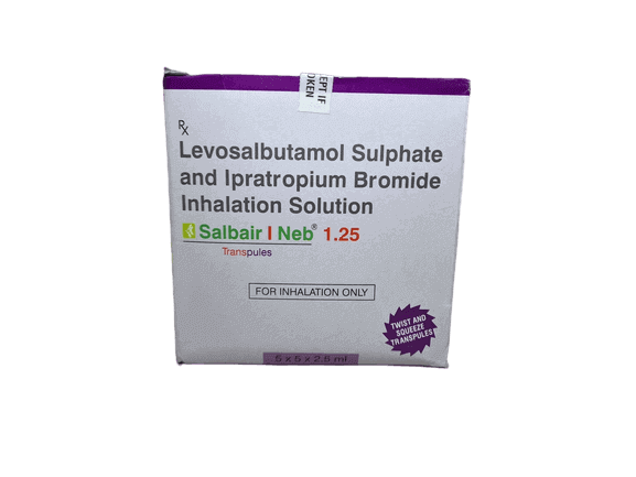 Salbair I Neb 1.25 Transpules