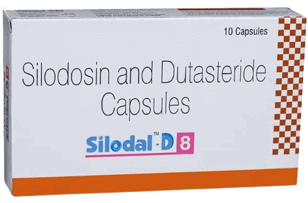 SILODAL D 8MG CAP 