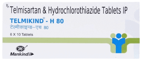 Telmikind H 80 Tablet